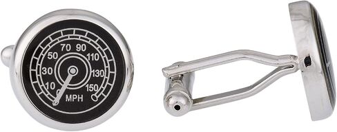 Cuff-Daddy Speedometer & Fuel Gauge Silver Automotive Car Cufflinks with Presentation Box in Saudi Arabia