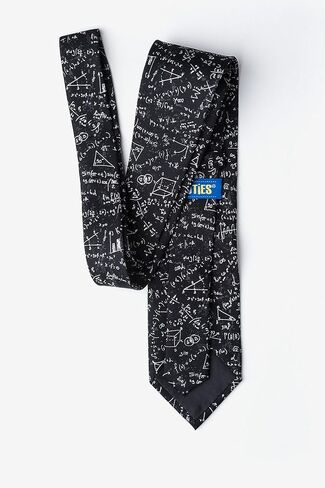 Men's 100% Microfiber Math Equations Novelty Tie Necktie in Kuwait