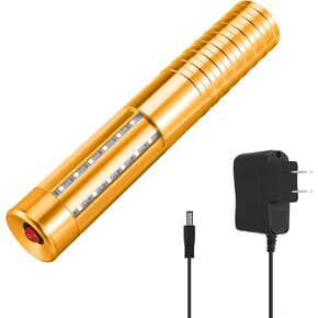 مصباح ليد ستروب باتون لخدمة الزجاجات، زجاجة ضوء خدمة زجاجة ضوء قابل لاعادة الاستخدام مع 3 اوضاع اضاءة للنوادي الليلية وحفلات الزفاف ومستلزمات الانشطة (ذهبي) in Kuwait