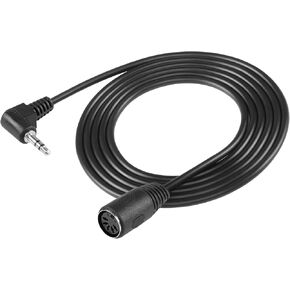 SinLoon 5-Pin DIN Female Cable, 5 Pin Din to 90 Degree 3.5mm(1/8in) TRS Male Jack Stereo Audio Cable for B & O System Playing Musical Instrument Signal Output 1.6FT (0.5m 5-PIN F) in Kuwait