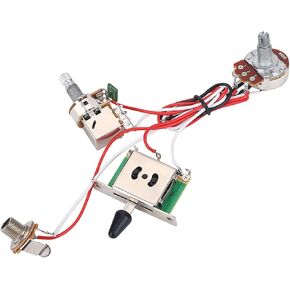 سهلة التركيب من Crisis، مجموعة أدوات أسلاك كهربائية سلكية مسبقًا، مجموعة أحزمة أسلاك الجيتار، صيانة التقاطات منخفضة الضوضاء للتوصيل بالجيتار الكهربائي in Kuwait