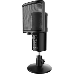 Creative Live! Mic M3 24-bit/96kHz USB Microphone with Cardioid/Omni Polar Patterns, Mic-Monitoring, Mute Button, Detachable Pop Filter/Table Stand in Kuwait