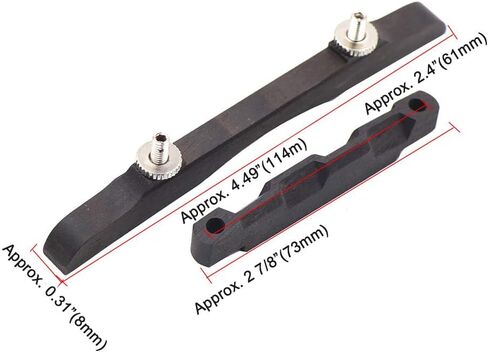 DISENS Ebony Mandolin Bridge Adjustable Guitar Strings Bridges قطع غيار وملحقات استبدال الغيتار in Kuwait
