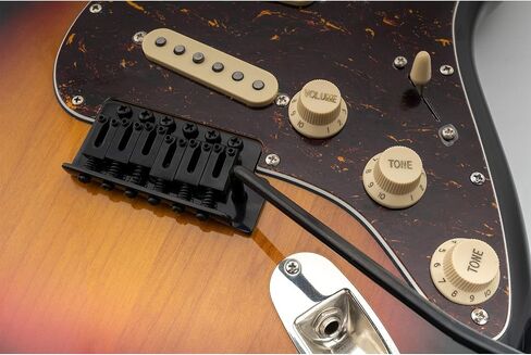 Musiclily Pro 52.5 ملم حديث 6 براغي جسر تريمولو 40 ملم كتلة نحاسية صلبة للجيتار الكهربائي على طراز Squier Strat، ذهبي in Kuwait