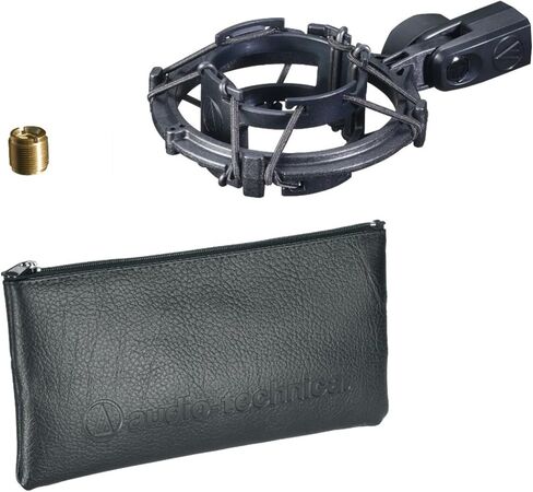 Audio Technica AT2035 Condenser Mic + Pop Filter + Mic Stand + XLR Cable in Saudi Arabia