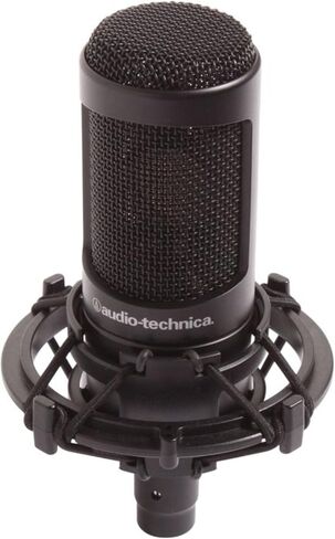 Audio Technica AT2035 Condenser Mic + Pop Filter + Mic Stand + XLR Cable in Saudi Arabia