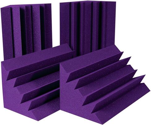 Auralex LENPUR LENRD مصائد باس باللون الأرجواني 8- 12x12x17 مثلثة؛ 24 طويل in Saudi Arabia