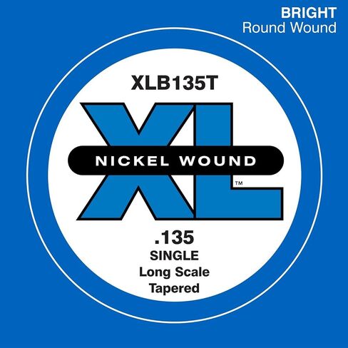 D'Addario XLB170T Nickel Wound Bass Guitar Single String, Long Scale, 170, Tapered in Saudi Arabia
