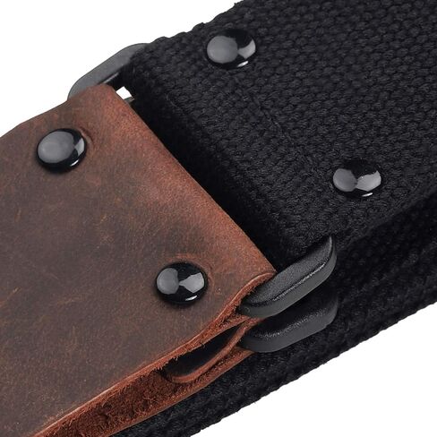M33 Guitar Strap Black Set for Acoustic, Electric and Bass Guitar - 2 Inch Wide Guitar Belt Accessories Includes Button 2 Locks and 2 Picks. An awesome Gift for Men & Women Guitarists in Saudi Arabia