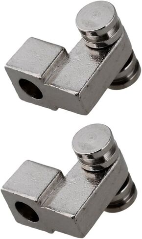 Yibuy 10PCS Guitar Roller String Trees Retainers Chrome Guitar String Trees w/Screws in Saudi Arabia
