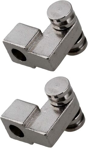 Yibuy 10PCS Guitar Roller String Trees Retainers Chrome Guitar String Trees w/Screws in Saudi Arabia