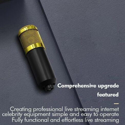 Elimavi USB Microphone, Plug & Play PC Computer Podcast Condenser Cardioid Metal Mic Kit with Professional Sound Chipset for Recording, Gaming, Singing, YouTube in Kuwait