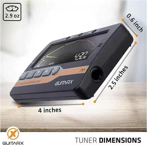 جيتار اكس موالف ومولد نغمة ومولد نغمة لجميع الادوات - أوضاع كروماتيك وجيتار وقيثارة وكمان وباس من اكس 7 in Kuwait