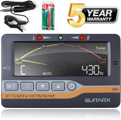 جيتار اكس موالف ومولد نغمة ومولد نغمة لجميع الادوات - أوضاع كروماتيك وجيتار وقيثارة وكمان وباس من اكس 7 in Kuwait