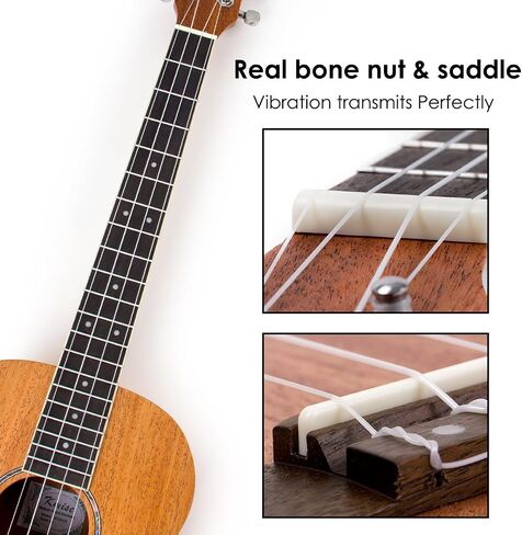 Kmise, 4-String Ukulele, Right, Spruce Top Mahogany Back Side (MI2306) in Kuwait