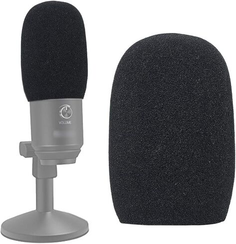 واقي رياح إسفنجي من SUNMON لـ Fifine Podcast، غطاء رياح مرشح البوب ​​متوافق مع ميكروفون تسجيل مكثف USB Fifine K670 in Kuwait