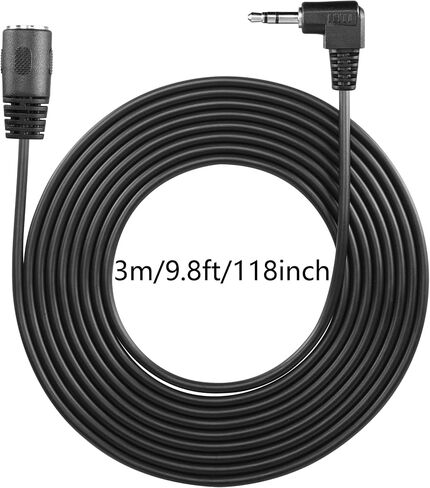 كابل SinLoon 5-Pin DIN أنثى، 5 Pin Din إلى 90 درجة 3.5 مم (1/8 بوصة) كابل صوت ستيريو TRS ذكر جاك لنظام B & O تشغيل مخرج إشارة الآلة الموسيقية 1.6FT (0.5 متر 5-PIN F) in Kuwait