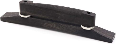 DISENS خشب الأبنوس غيتار جسور 6 سلسلة قابلة للتعديل جاز Archtop غيتار جسر اصلاح قطع غيار in Kuwait