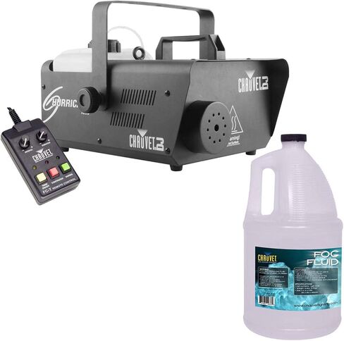 آلة CHAUVET DJ Hurricane 1600 للضباب/الدخان مع جهاز تحكم سلكي + سائل الضباب | H1600 in Kuwait