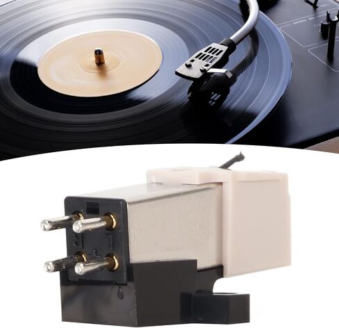 AT-3600L Magnetic Cartridge Stylus, LP Magnetic Cartridge Stylus with LP Needle, High Accuracy Replacement Magnet Turntable Cartridge for Turntable Record Player in Saudi Arabia