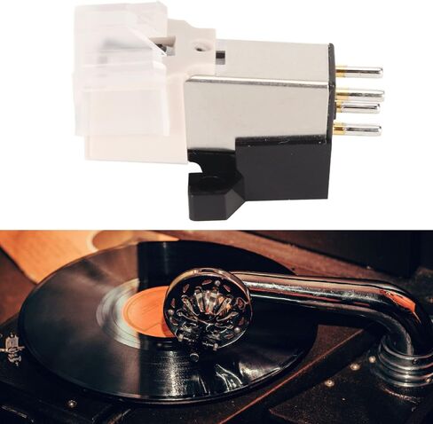 AT-3600L Magnetic Cartridge Stylus, LP Magnetic Cartridge Stylus with LP Needle, High Accuracy Replacement Magnet Turntable Cartridge for Turntable Record Player in Saudi Arabia