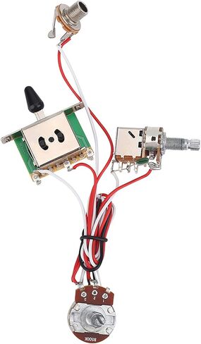 سهلة التركيب من Crisis، مجموعة أدوات أسلاك كهربائية سلكية مسبقًا، مجموعة أحزمة أسلاك الجيتار، صيانة التقاطات منخفضة الضوضاء للتوصيل بالجيتار الكهربائي in Kuwait