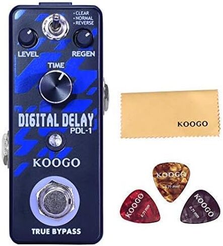 دواسة تأخير إيكو من كوجو مع 3 أوضاع لناقل حركة الجيتار العادي الشفاف من كوجو in Kuwait