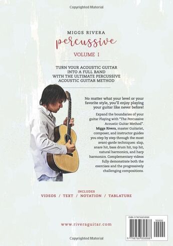 The Percussive Acoustic Guitar Method: Volume I (The Percussive Acoustic Guitar Method by Miggs Rivera) in Saudi Arabia