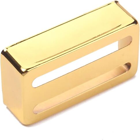 TUOREN 2Pcs Copper Two Slot Style Frame Humbucker Pickup Cover for Strat Electric Guitar Parts (Black) in Saudi Arabia