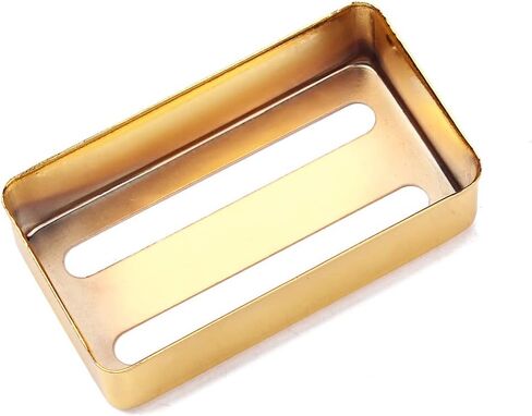 TUOREN 2Pcs Copper Two Slot Style Frame Humbucker Pickup Cover for Strat Electric Guitar Parts (Black) in Saudi Arabia