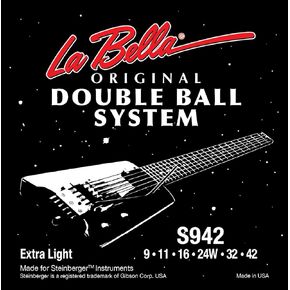 La Bella S946 Double Ball System Stainless Steel Light Electric Guitar String