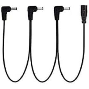 Daisy Chain 1 to 3/4/5 Ways Guitar Effects Pedal Power Supply Cable for 9V DC Adapter Plug (U.S.-Gauge Power Supply + 1 to 3 Way) in Kuwait