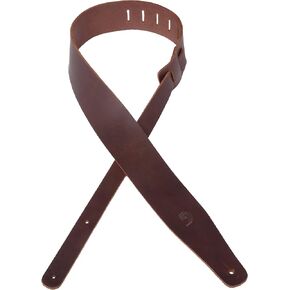 D'Addario Accessories Planet Waves Garment Leather Guitar Strap, Brown