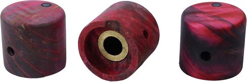 Guyker 3Pcs Guitar Stabilizedwood Control Knobs Dia. 6mm (0.24") Shaft Pots - Dome Tuning Potentiometer Knob Inner Brass Replacement Part for Electric Guitar or Precision Bass(Blue) in Saudi Arabia
