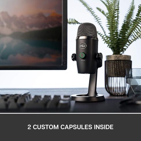 Blue Yeti Nano Premium USB Mic for Recording and Streaming - Blackout (Renewed) in Saudi Arabia