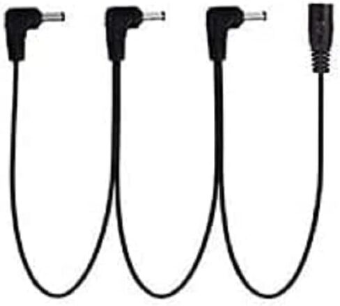 Daisy Chain 1 to 3/4/5 Ways Guitar Effects Pedal Power Supply Cable for 9V DC Adapter Plug (U.S.-Gauge Power Supply + 1 to 3 Way) in Saudi Arabia