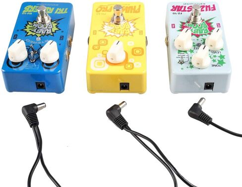 Daisy Chain 1 to 3/4/5 Ways Guitar Effects Pedal Power Supply Cable for 9V DC Adapter Plug (U.S.-Gauge Power Supply + 1 to 3 Way) in Saudi Arabia