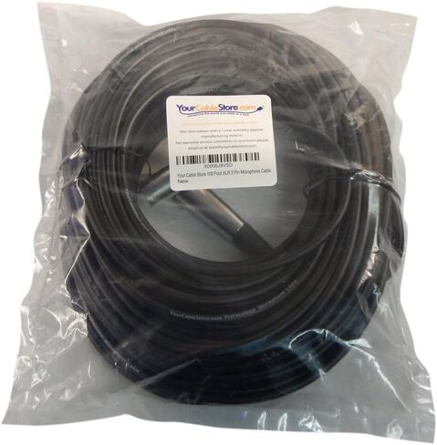 متجر الكابل الخاص بك كابل ميكروفون بطول 100 قدم XLR 3 دبوس ذكر/أنثى in Kuwait
