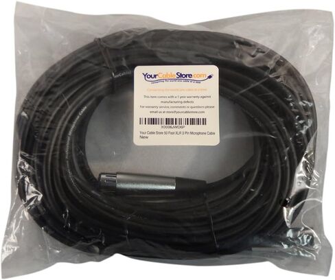متجر الكابل الخاص بك كابل ميكروفون بطول 100 قدم XLR 3 دبوس ذكر/أنثى in Kuwait