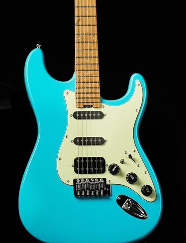 Censtar Electric Guitar,Coil Split H-S-S Pickups 6-string guitarra electrica,Roasted Mahogany Body and Maple Neck,Venus Solid Body Electric Guitars for Adults,for Professional/Full Size in Kuwait