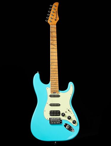 Censtar Electric Guitar,Coil Split H-S-S Pickups 6-string guitarra electrica,Roasted Mahogany Body and Maple Neck,Venus Solid Body Electric Guitars for Adults,for Professional/Full Size in Kuwait