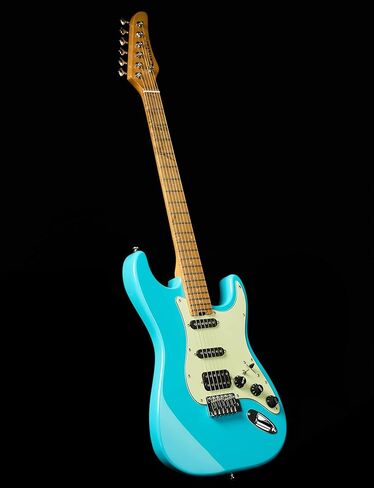 Censtar Electric Guitar,Coil Split H-S-S Pickups 6-string guitarra electrica,Roasted Mahogany Body and Maple Neck,Venus Solid Body Electric Guitars for Adults,for Professional/Full Size in Kuwait