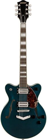 Gretsch G2655 Streamliner Center Block Jr. جيتار كهربائي مزدوج القطع مكون من 6 أوتار مع V-Stoptail ولوحة أصابع لوريل (اليد اليمنى، ياقوت منتصف الليل) in Kuwait