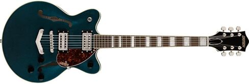 Gretsch G2655 Streamliner Center Block Jr. جيتار كهربائي مزدوج القطع مكون من 6 أوتار مع V-Stoptail ولوحة أصابع لوريل (اليد اليمنى، ياقوت منتصف الليل) in Kuwait
