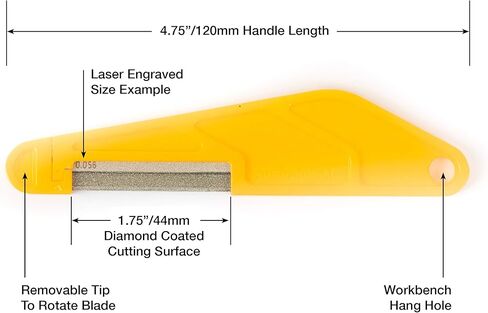MusicNomad MN670 6 pc. Diamond Coated Acoustic Guitar Nut Slotting Files Set - Light/Medium Strings, with Storage Case in Saudi Arabia