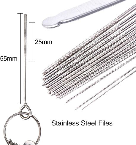 مجموعة مبرد سرج جسر الجيتار، 13 مبرد من الفولاذ المقاوم للصدأ بأحجام مختلفة مع حجر طحن للجيتار الصوتي الكهربائي القيثارة والجيتار والبانجو والمندولين (أخضر) in Kuwait