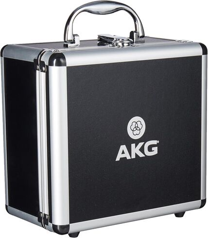 AKG ميكروفون ستوديو احترافي برو اوديو بيرسيبشن 220، فضي وازرق in Kuwait