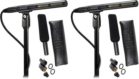 Audio-Technica (2) AT875R Shotgun Condenser Microphones Ideal for Video Production and Broadcast Audio Acquisition in Saudi Arabia