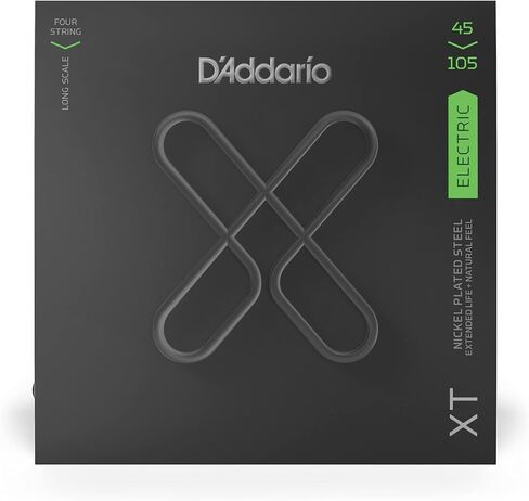 D'Addario XT Coated Bass Strings - Electric Bass Guitar Strings - 5-String, Long Scale, 45-130 in Kuwait
