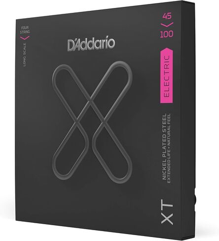 D'Addario XT Coated Bass Strings - Electric Bass Guitar Strings - 5-String, Long Scale, 45-130 in Kuwait